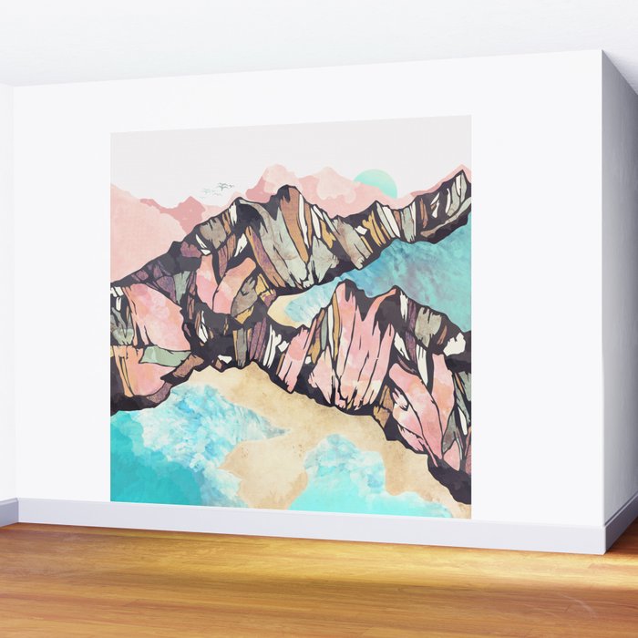 Solitary Beach Wall Mural Gallery Image 2