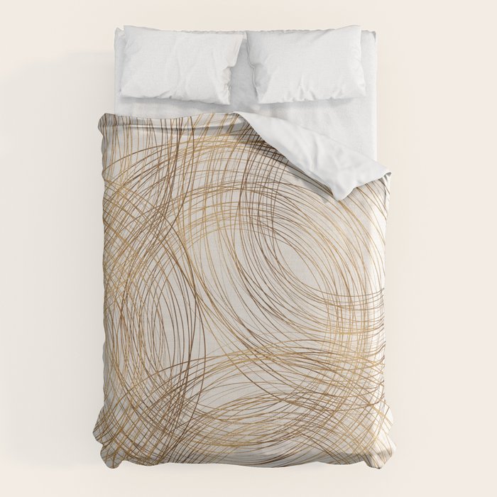 Metallic Circle Pattern Duvet Cover Gallery Image 6