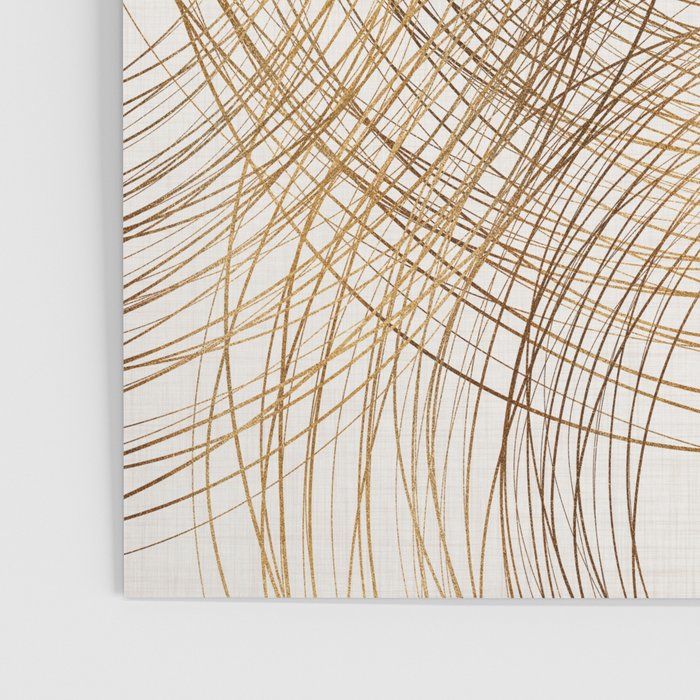 Metallic Circle Pattern Poster Gallery Image 3