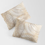 Metallic Circle Pattern Pillow Sham Gallery Image 3
