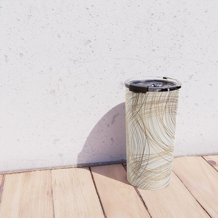 Metallic Circle Pattern Travel Mug Gallery Image 4