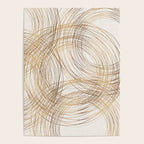 Metallic Circle Pattern Poster Gallery Image 4
