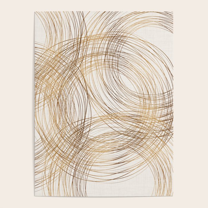 Metallic Circle Pattern Poster Gallery Image 4
