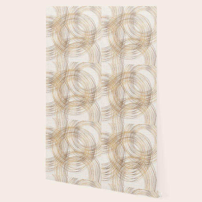 Metallic Circle Pattern Wallpaper Gallery Image 2