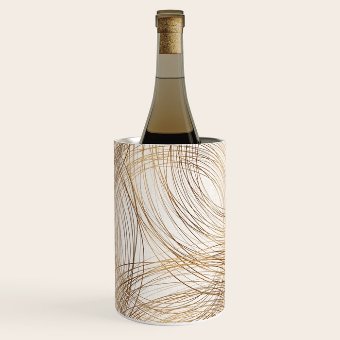 Metallic Circle Pattern Wine Chiller Gallery Image 1