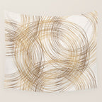 Metallic Circle Pattern Wall Tapestry Gallery Image 4