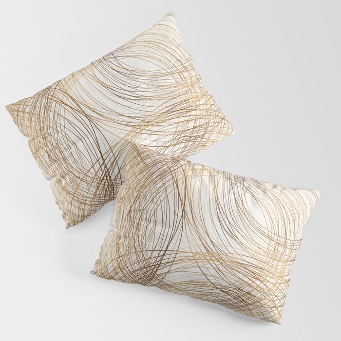Metallic Circle Pattern Pillow Sham Gallery Image 1