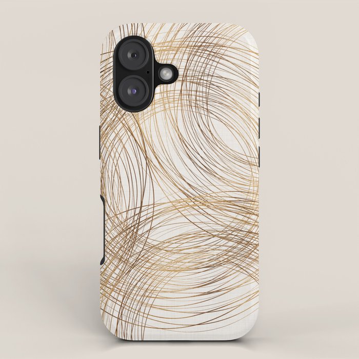 Metallic Circle Pattern iPhone Case Gallery Image 1