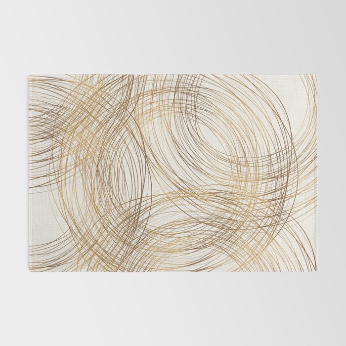 Metallic Circle Pattern Rug Gallery Image 2