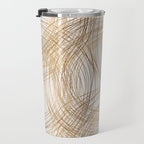 Metallic Circle Pattern Travel Mug Gallery Image 3