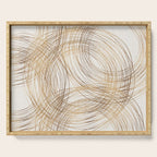 Metallic Circle Pattern Serving Tray Gallery Image 1