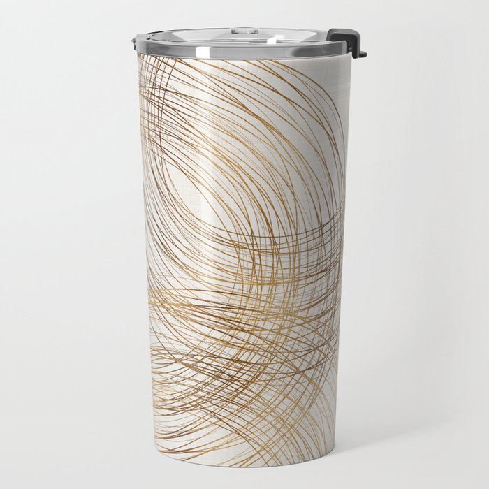 Metallic Circle Pattern Travel Mug Gallery Image 2