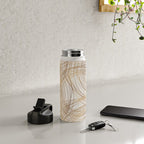 Metallic Circle Pattern Water Bottle Gallery Image 4