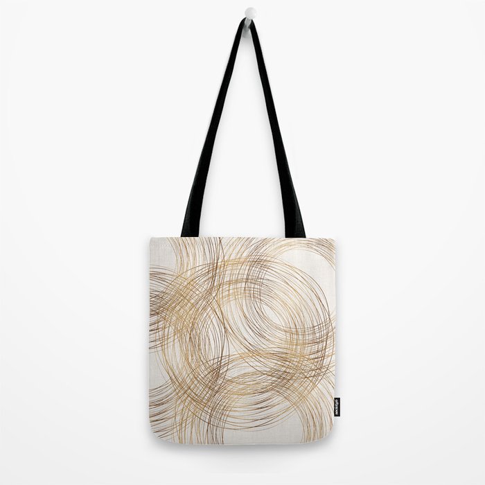 Metallic Circle Pattern Tote Bag Gallery Image 2