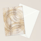 Metallic Circle Pattern Stationery Card Gallery Image 2