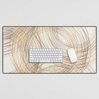 Metallic Circle Pattern Desk Mat Gallery Image 1