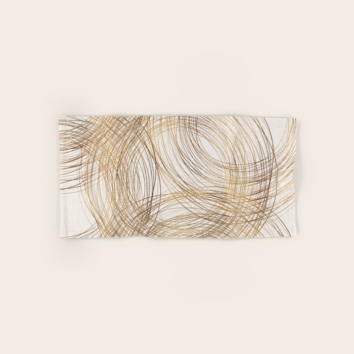 Metallic Circle Pattern Towels Gallery Image 1