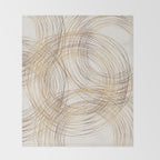 Metallic Circle Pattern Throw Blanket Gallery Image 2