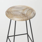 Metallic Circle Pattern Stool Gallery Image 2