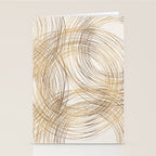 Metallic Circle Pattern Stationery Card Gallery Image 2