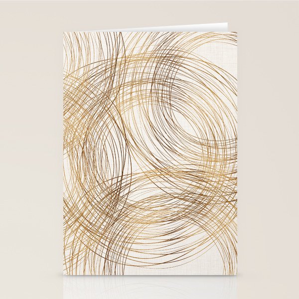Metallic Circle Pattern Stationery Card Gallery Image 2