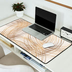 Metallic Circle Pattern Desk Mat Gallery Image 2