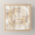 Metallic Circle Pattern Mini Art Print Gallery Image 1