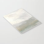 Break in the Weather II - Modern Abstract Painting, Light Teal, Sage Green Gray Cloudy Weather Ocean Notebook Gallery Image 3