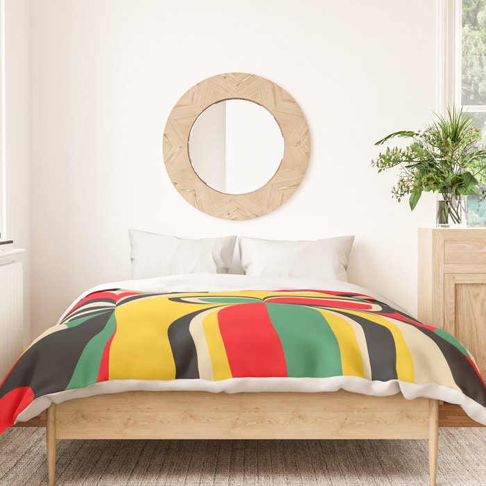 Girl with Hat Duvet Cover Gallery Image 3