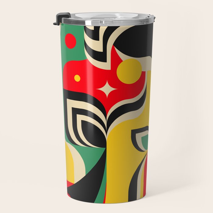 Girl with Hat Travel Mug Gallery Image 3
