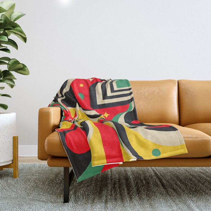 Girl with Hat Throw Blanket Gallery Image 1