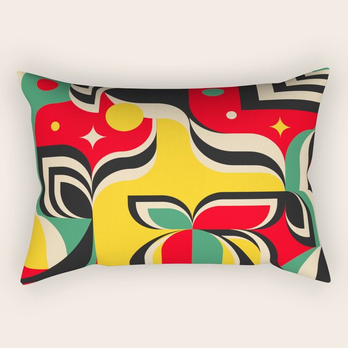 Girl with Hat Rectangular Pillow Gallery Image 2