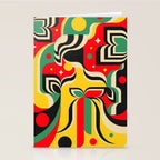 Girl with Hat Stationery Card Gallery Image 2