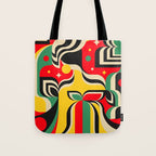 Girl with Hat Tote Bag Gallery Image 1