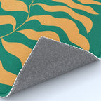 JAZZ FERNS 02 | Tropical Green & Casablanca Matisse Edition Rug Gallery Image 4