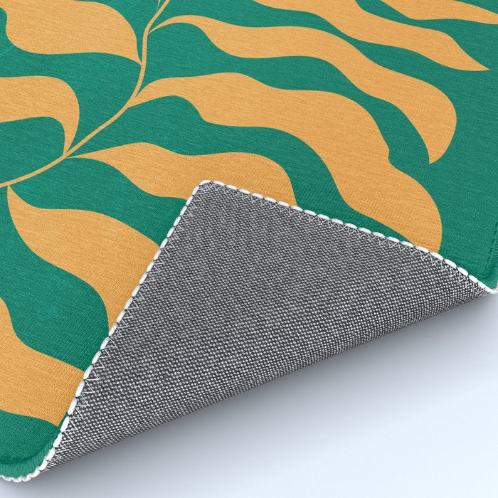 JAZZ FERNS 02 | Tropical Green & Casablanca Matisse Edition Rug Gallery Image 4