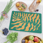 JAZZ FERNS 02 | Tropical Green & Casablanca Matisse Edition Cutting Board Gallery Image 2
