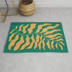 JAZZ FERNS 02 | Tropical Green & Casablanca Matisse Edition Rug Gallery Image 1