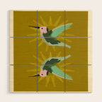 Hummingbird aka Sun God Wood Wall Art Gallery Image 1