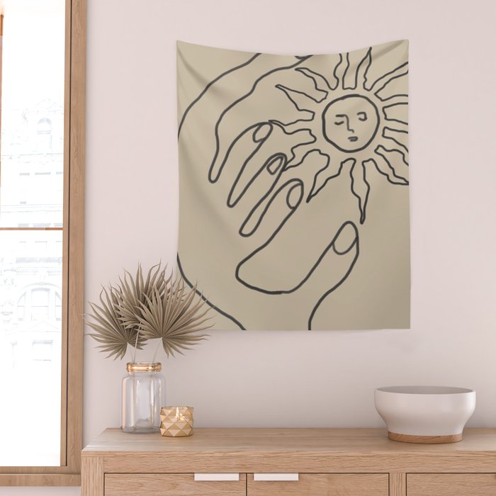 Shadow 2 Wall Tapestry Gallery Image 2