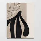 Matisse line leaf poster, abstract modern art, framed matisse print, eclectic plant wall decor Notebook Gallery Image 4