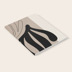 Matisse line leaf poster, abstract modern art, framed matisse print, eclectic plant wall decor Notebook Gallery Image 2