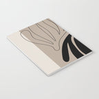 Matisse line leaf poster, abstract modern art, framed matisse print, eclectic plant wall decor Notebook Gallery Image 3
