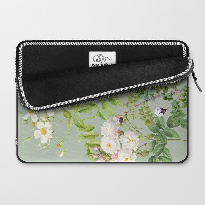 Purest Bloom Botanical Collage Laptop Sleeve Gallery Image 2