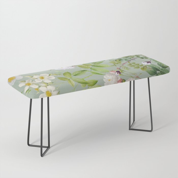 Purest Bloom Botanical Collage Bench Gallery Image 1