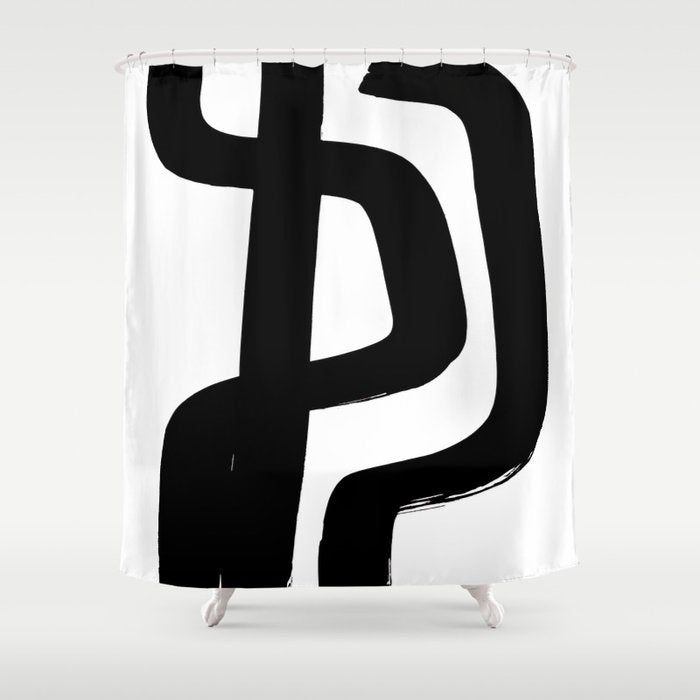 The Elders White Background Shower Curtain Gallery Image 1