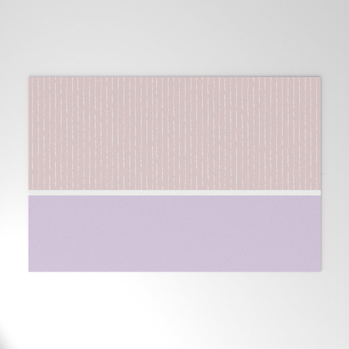 Pink Lilac Welcome Mat Gallery Image 1