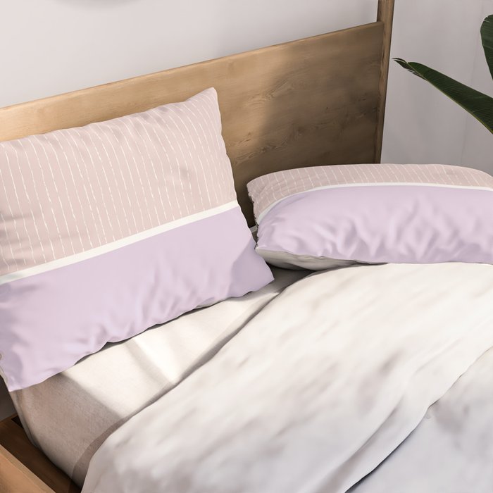 Pink Lilac Pillow Sham Gallery Image 2