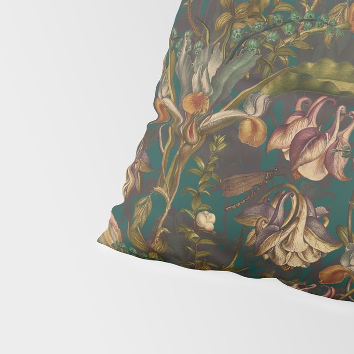 Midnight Summer Garden Pillow Sham Gallery Image 4
