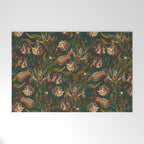 Midnight Summer Garden Welcome Mat Gallery Image 1